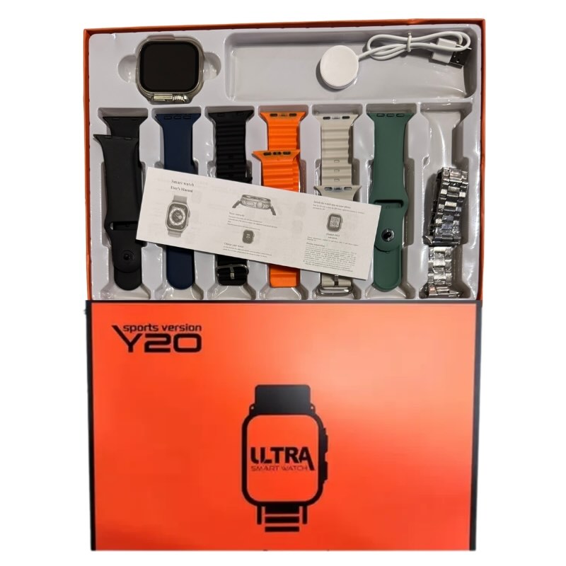 20 Ultra Smart Watch Sports Edition | 2.2" HD Display Bluetooth Calling Fitness Tracker