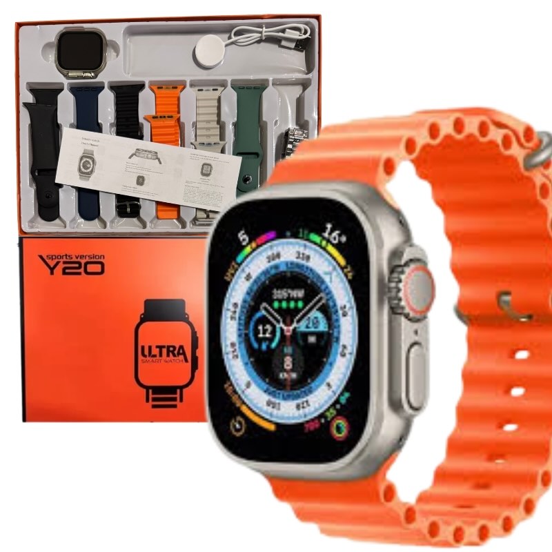 20 Ultra Smart Watch Sports Edition | 2.2" HD Display Bluetooth Calling Fitness Tracker